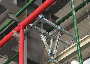 务川仡该抗震支架的整体式支吊架结构协调性好